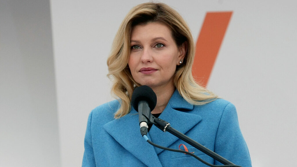 Ukraine First Lady Olena Zelenska Cries Out