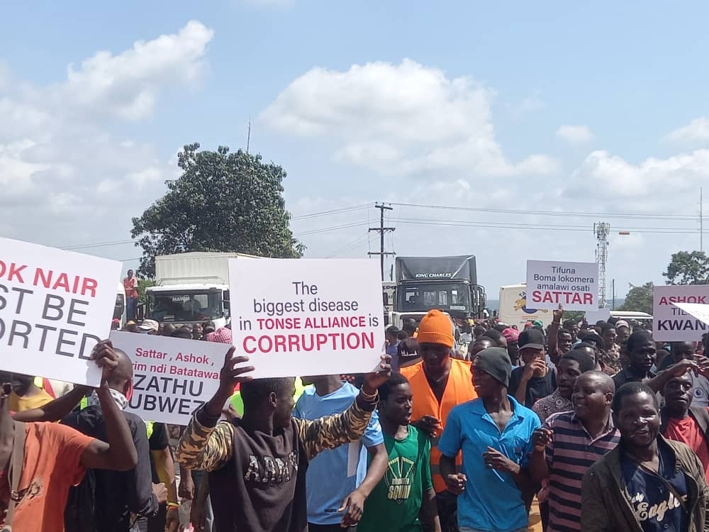 Pro-Chizuma demonstrations underway in Lilongwe