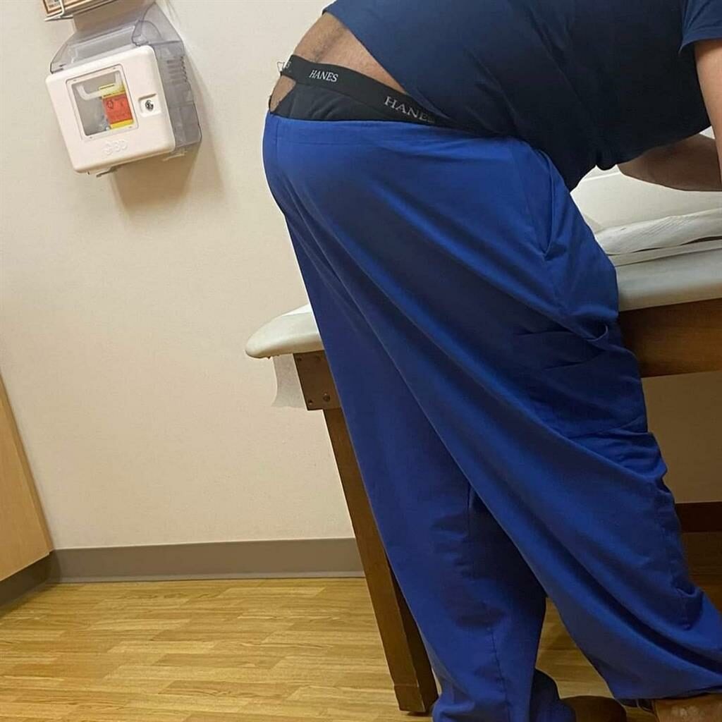 Woman risks being banned from hospital after sharing photo of a doctor’s torn underwear