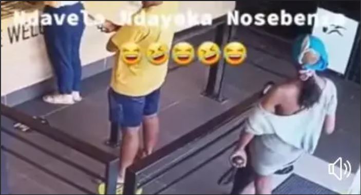 WATCH|| CCTV Footage Shows Woman Cleaning Her Private Parts With Sanitizer At A Restaurant