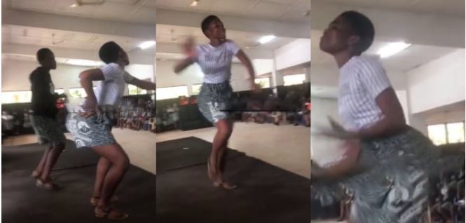 School Girl Sets Social Media Ablaze With Her Crazy Dancing Moves During Entertainment Show (Watch Video)
