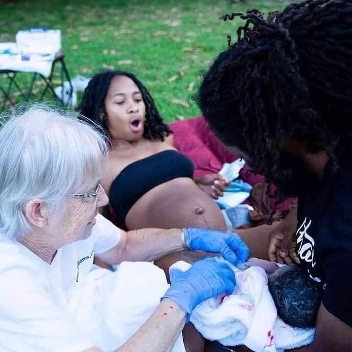 Woman Shares Pictures Of Herself Giving Birth On Facebook; See Photos