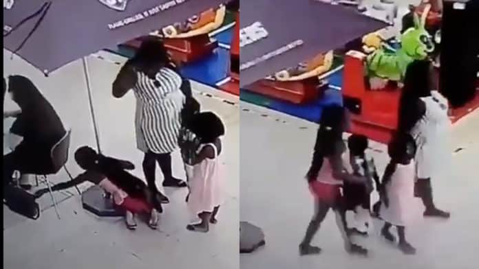 Watch Viral Video Of Mother Aiding Daughter To Steal Tourist’s Handbag