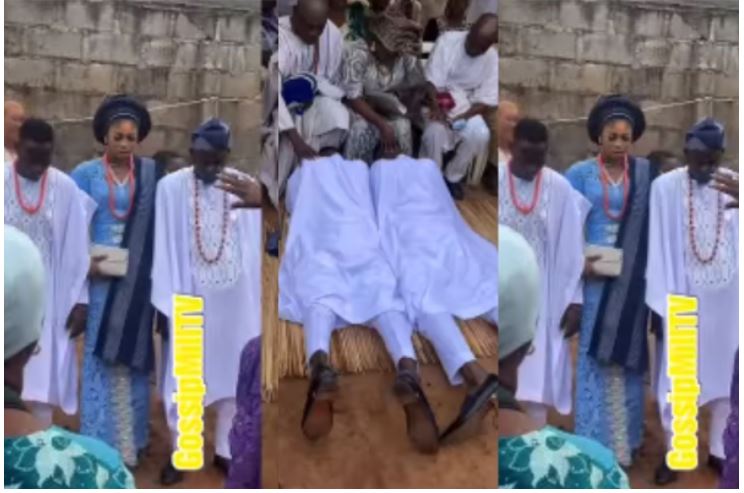 Netizens React As Male Twins Marry One Bride (Watch Video))