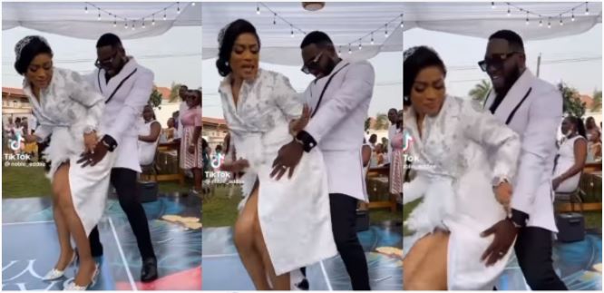 Newly Married Couple Thrills Wedding Guests With Some Crazy Dancing Moves (Watch Video