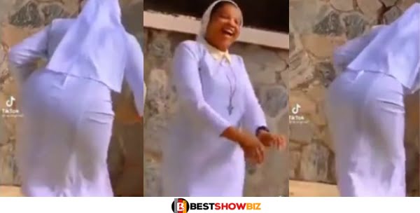 Watch; Catholic Nun Shakes Her Big Nyash For TikTok Trend