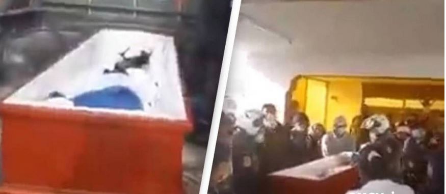 Lady About To Be Buried Knocks On Coffin At Her Own Funeral To Alert Family She’s Still Alive