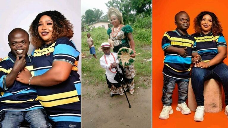 Watch|| Nigerian Dwarf Who Married Two Wives Narrates How He Used Charm to Get Them