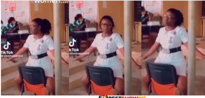 Drama|| Female Nurse Teaches Pregnant Women How To Ride On Top Of Their Husbands During Pregnancy (Watch Video)