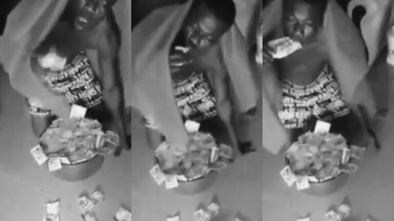 Bizarre||  Boy Seen Vomiting Lots Of Money From His Mouth [Video]