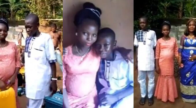 14 Year Old Boy Forced To Marry His 25 Year Old Girlfriend After Impregnating Her