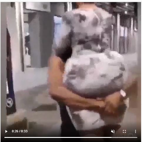 Guy Lifts His Big Yansh Girlfriend After His Friends Challenged Him (Watch Video)