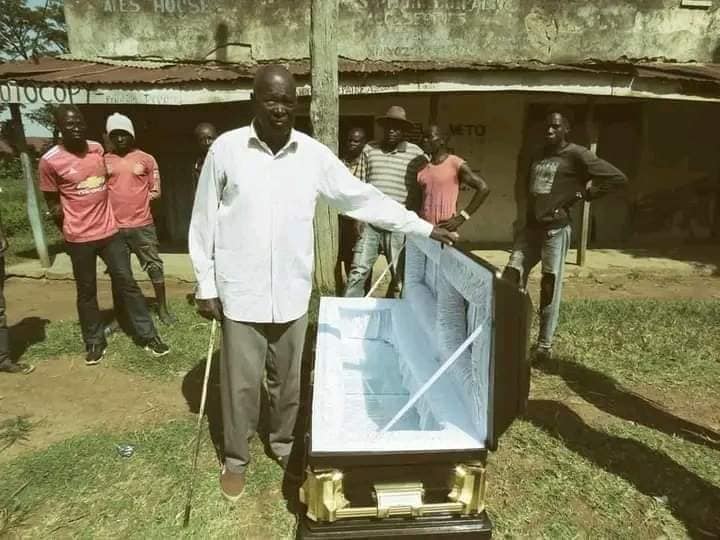 Bizarre; Kenyan Man Buys Himself 3rd Coffin Worth $580