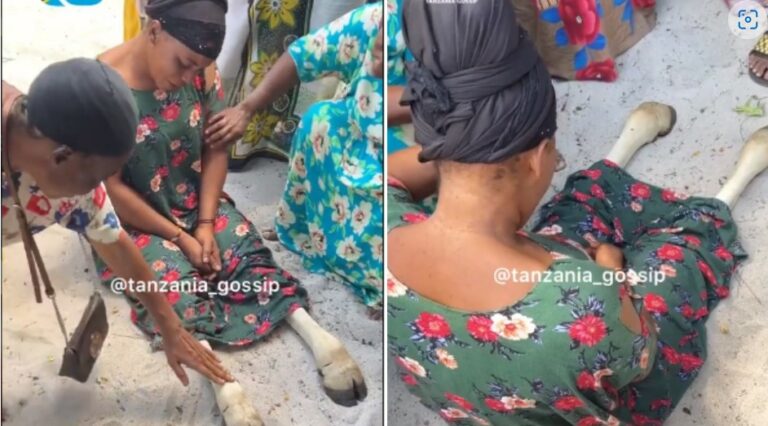 Watch|| Woman allegedly turns into a cow after sleeping with married man