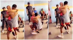 Watch|| Moment a gym instructor was caught doing to a lady during training session
