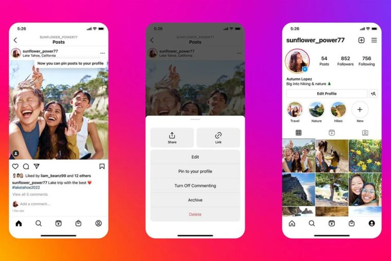 Instagram’s New Update Allows Users To Pin Post To Their Profile