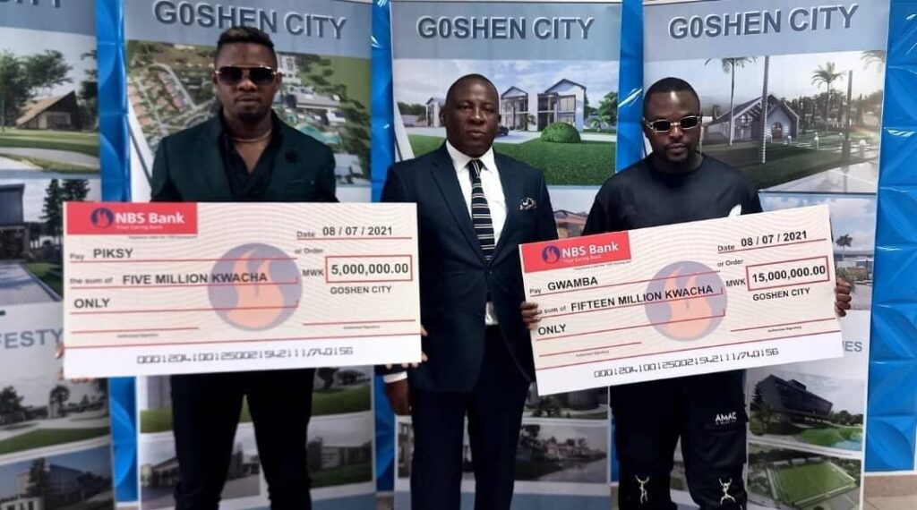 Bushiri’s Gosheni City supports Gwamba, Piksy with Mk20 million