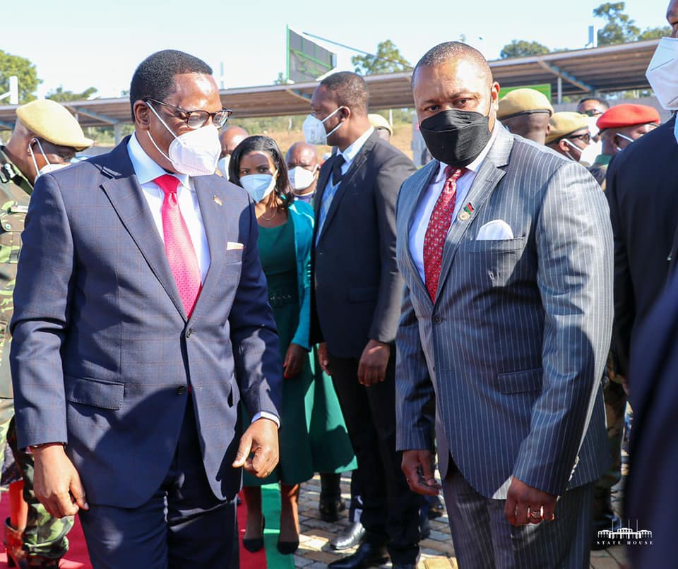 Chakwera, Chilima Meet Publicly For First Time Amid Tonse Cracks