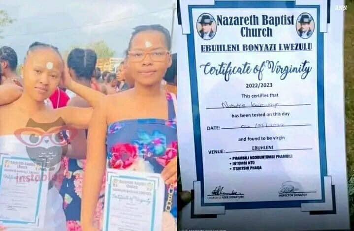Bizarre as church administers virginity test to members in South Africa