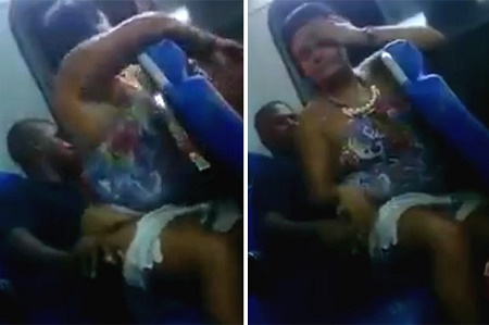 Shameless Couple Caught Bonking Inside Public Bus in Front of Horrified Passengers (Photos)