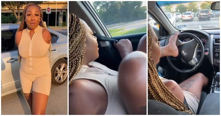 Beautiful Lady without Hands Drives Car Perfectly with Her Feet, Stunning Video Inspires Netizens