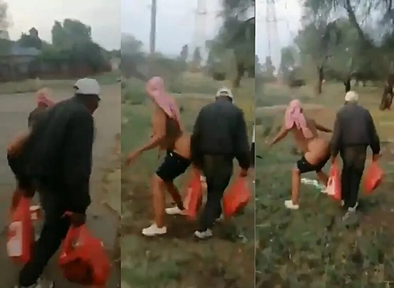 Watch|| Woman Sexually Abuses Old Man, Bends Over Him While N@ked