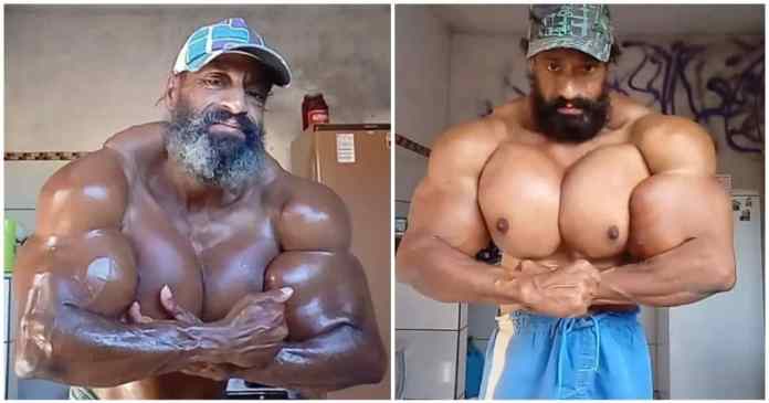 ‘Brazilian Hulk’ bodybuilder who injected oil into muscles dead at 55