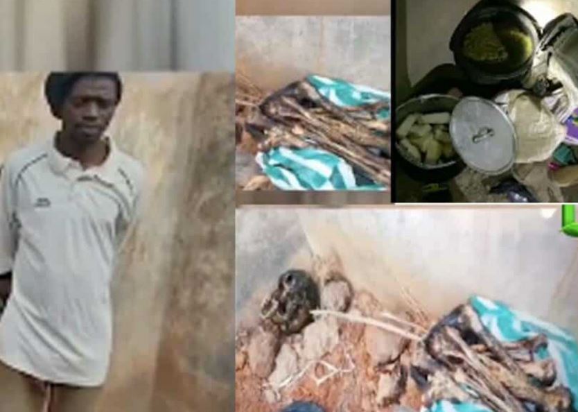 Watch|| Police Arrest Evangelist After Cooked Human Parts Were Found In His Room (Video)