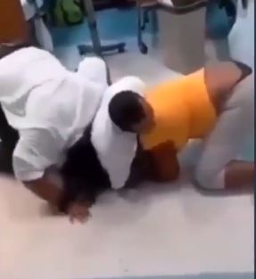 Drama As Side Chic And Main Chic Fight It Out In A Hospital Over Who Would Be Beside Their Sick Boyfriend (Watch Video)