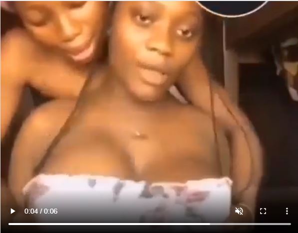 Lady Spotted Playing With Her Friend’s Melons Live On Camera (Watch Video)