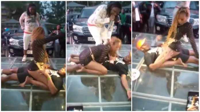 Watch Trending Video Of Lady, Guy Doing The Unthinkable On Stage That Has Set Tongues Wagging