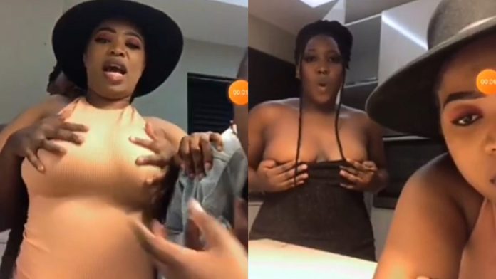 Watch|| Popular South African Slayqueens Goes Nak3d On Instagram Live