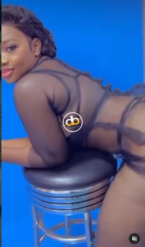 Slay Queen Sparks The Internet After Releasing Video Twerking Her In See-Through Dress During Photoshoot (Watch Video)