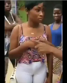 Lady Stripped N@ked Publicly For Allegedly Sleeping With Her Friend’s Boyfriend [Video+Photos]