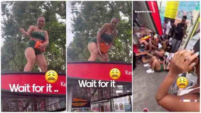 Watch Tragic Moment Dancers Crash Onto Pavement After Twerking On Roof Of Bus Shelter