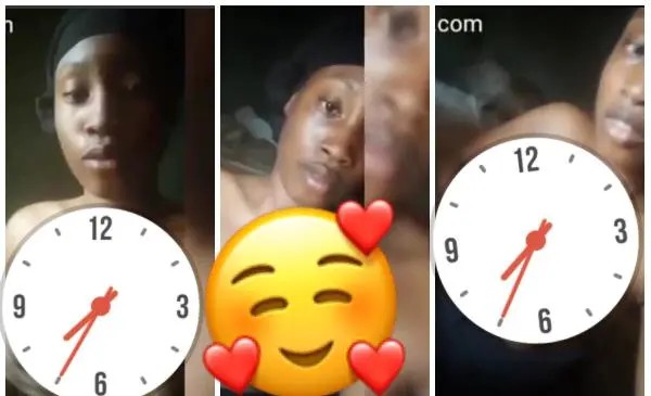 Watch As Young Muslim Girl Drops Leaked Video Playing With Her Melons and Punan! On Social Media