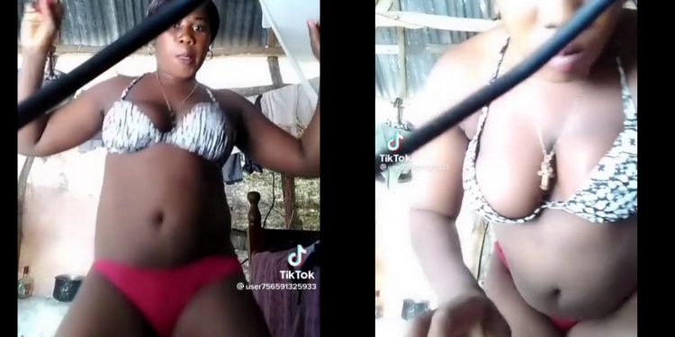 Watch What This Lady Was Captured Doing In A Video