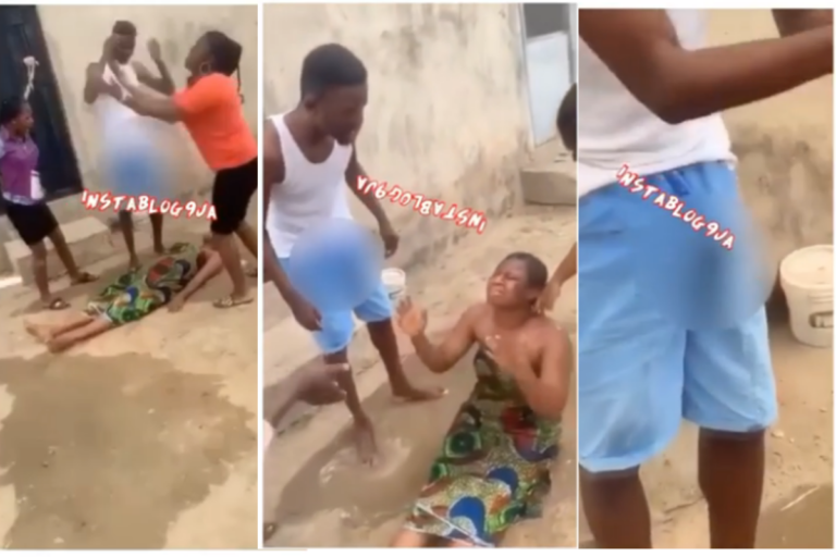 Watch|| Nigerian Man ‘Knacks’ His Girlfriend Till She Passed Out