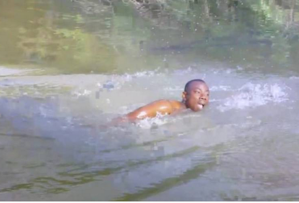 Meet 36-Year-Old Teacher Who Swims To School To Teach