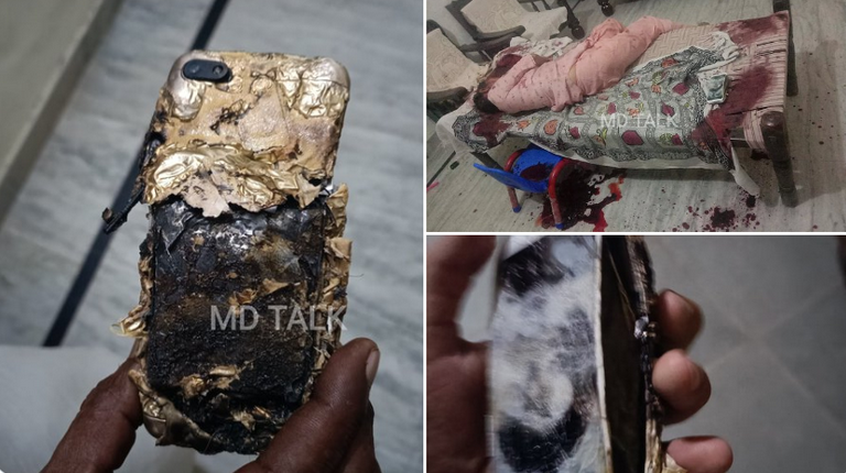 Woman dies after her phone exploded while she was sleeping