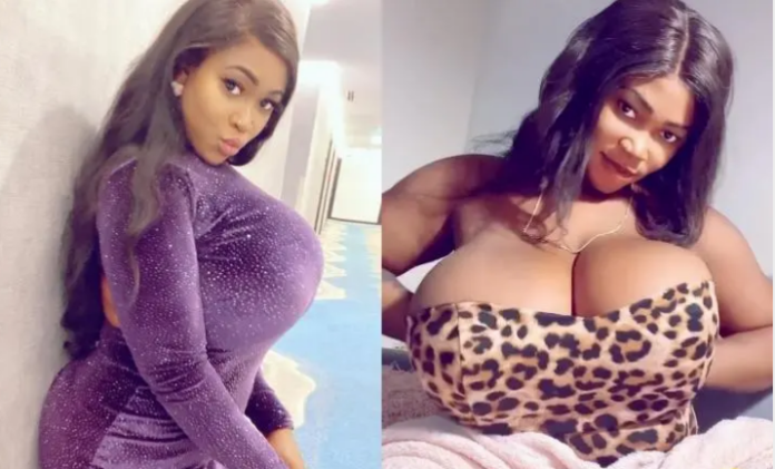Lady Seen Pampering Her Heavy Milk Industry While Playing With It ...