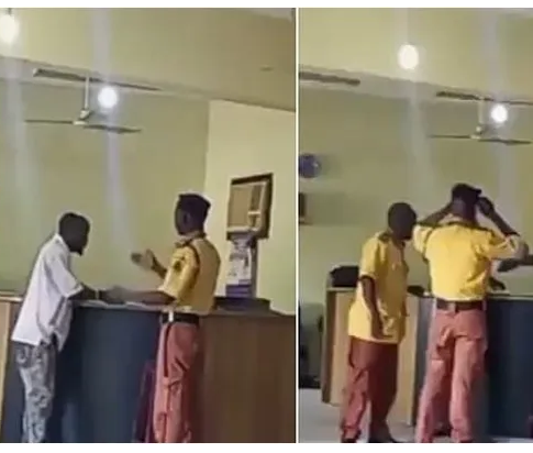 Watch Drama As Unemployed Graduate Storms His University, Demands Refund Of His Fees