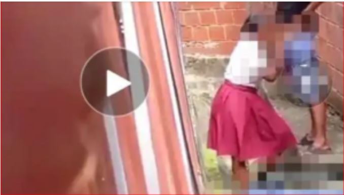 Students Caught On Camera Doing Bl0wjob To Her Teacher After Exams Behind Class (Watch Video)