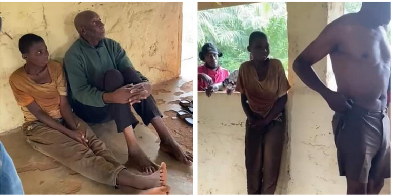 Retired police officer allegedly caught having s3x with mentally-ill girl (video)