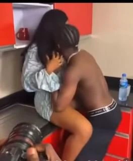 Watch As H0rny Movie Actor And Actress Refuses To Stop Chewing Each Other During An Episode Shoot