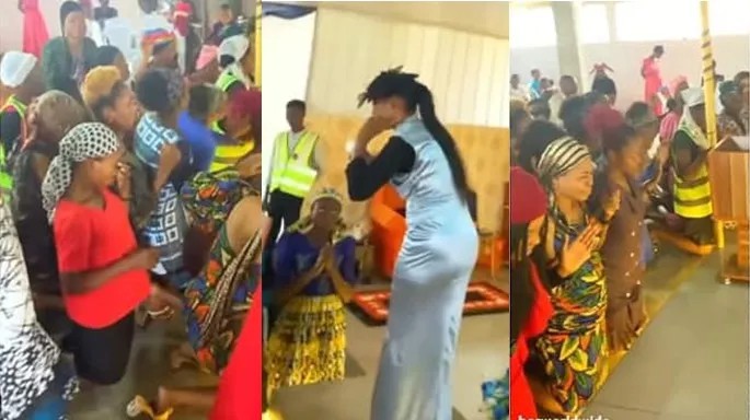 Watch|| Female pastor asks single ladies to pay 3k each to secure husband