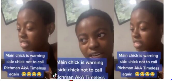 “Stop calling my boyfriend else i will deal with you”- Lady calls her rival to warn her – watch