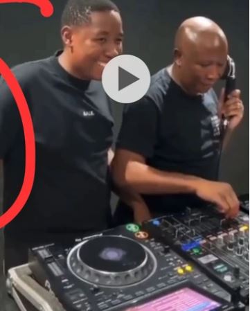 Inside Malema’s Home; Malema and His Son Won People’s Hearts After their Viral Video Deejaying