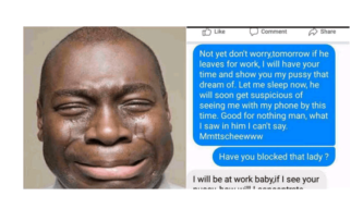 Married Man In Tears After He Went Through Facebook Chart Between His Wife And Landlord – See Screenshots