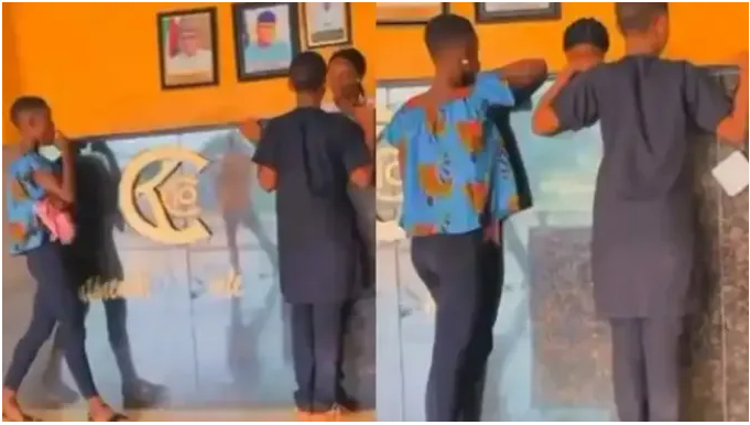 Two Teenage Lovers Seen Trying To Book A Room At A Hotel (Watch Video)